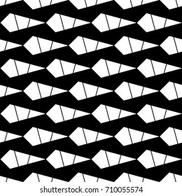 Seamless surface pattern design with geometric figures. Wallpaper with repeated triangles, quadrangles, pentagons, kites. Modern motif. Geometrical shapes background. Digital paper for print. Vector.