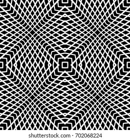Seamless surface pattern design with mini diamond and chevrons. Black geometric figures on white background. Ornament motif. Ethnic embroidery wallpaper. Digital paper print. Rhombuses image. Vector.