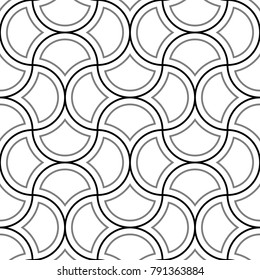 Seamless Surface Pattern Design Quatrefoil Figures Stock Vector ...