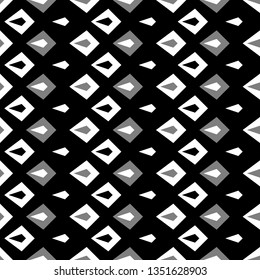 Seamless surface pattern design with rhombuses, kites ornament. Ethnic wallpaper. Figures background.Polygons motif. Digital paper for textile print, web designing, abstract. Vector