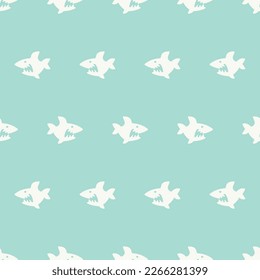 Seamless Surface Pattern Design, shark Art for Home Textiles Dress Sweater Scarf Bedding Mats and Packaging
