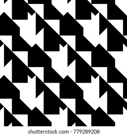 Seamless surface pattern design with triangles, figures ornament. Repeated polygons background. Triangular shapes wallpaper. Geometric figures motif. Digital paper, page fill, textile print. Vector.