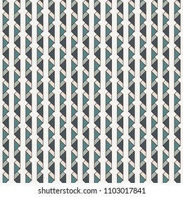 Seamless surface pattern with repeated mini triangles. Simple geometric print with vertical spiked lines. Contemporary abstract background with origami forms. Modern wallaper. Vector digital paper