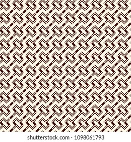Seamless surface pattern with repeated rectangular tiles. Diagonal slanted blocks wallpaper. Tilted stripes abstract background. Geometric ornament. Digital paper, textile print, page fill. Vector art