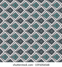 Seamless surface pattern with scales. Ethnic and tribal motifs. Ornamental abstract background with repeated geometric forms. Digital paper, textile print, page fill. Vector art