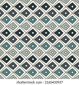 Seamless surface pattern with scales. Ethnic and tribal motifs. Ornamental abstract background with repeated geometric forms. Digital paper, textile print, page fill. Vector art