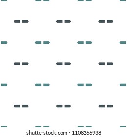 Seamless surface pattern with strokes. Broken horizontal lines. Dashes motif. Repeated rectangle blocks. Simple geometric ornament. Hatched wallpaper. Modern abstract background with stitches. Vector