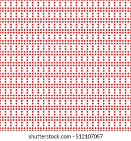 Seamless surface pattern with symmetric geometric ornament. Round spots texture. Circles abstract background. Polka dot motif. For digital paper, textile print, web design. Vector art illustration