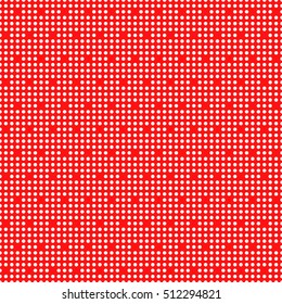 Seamless surface pattern with symmetric geometric ornament. Round spots texture. Circles abstract background. Polka dot motif. For digital paper, textile print, web design. Vector art illustration