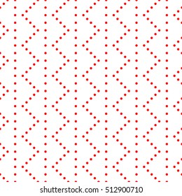 Seamless surface pattern with symmetric geometric ornament. Round spots texture. Circles abstract background. Polka dot motif. For digital paper, textile print, web design. Vector art illustration