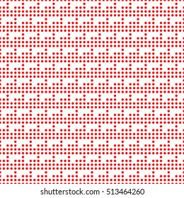 Seamless surface pattern with symmetric geometric ornament. Round spots texture. Circles abstract background. Polka dot motif. For digital paper, textile print, web design. Vector art illustration