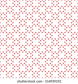 Seamless surface pattern with symmetric geometric ornament. Round spots texture. Circles abstract background. Polka dot motif. For digital paper, textile print, web design. Vector art illustration