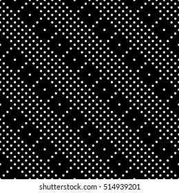 Seamless surface pattern with symmetric geometric ornament. Round spots texture. Circles abstract background. Polka dot motif. For digital paper, textile print, web design. Vector art illustration