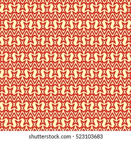 Seamless surface pattern with symmetric ornament. Abstract background. Ornamental wallpaper. Ethnic motif. Digital paper for page fills, web design, textile print, scrapbook. Vector art illustration