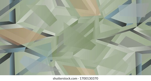 Seamless surface of polyhedrons. Abstract seamless background. Vector illustration