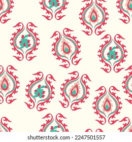 Patrón de suzani sin foco - patrón de alfombra morada, arte tradicional en Asia Central, usado en la decoración del hogar y la industria de la moda. Suzane. Producto textil de bordado. 