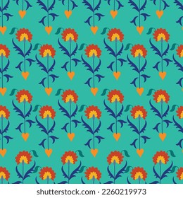 Seamless suzani pattern - traditional carpet pattern, traditional art in Central Asia, used in the Home decor and fashion industry. Suzane. Embroidery textile product. 
