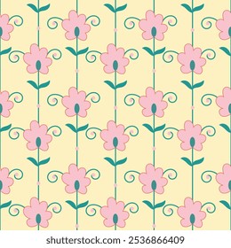 Seamless suzani pattern in yellow background. Geometric shape patterns for fabrics and other things for creating different designs.	