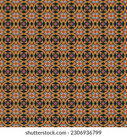 Impresión de Cuadrícula de marcos de plantilla sin inconvenientes Concepto de retro gráfico moderno de estructura de repetición de diseño de arte textil geométrico Textura Fondo de escritorio Forma de fondo Patrón de tela de mosaico.