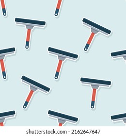 Seamless Sweeping Cartoon Illustration Pattern