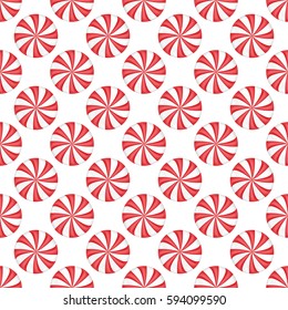 Seamless Sweet Candy Pattern Background. Vector