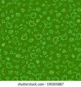 Seamless Sweet Tea Pattern 