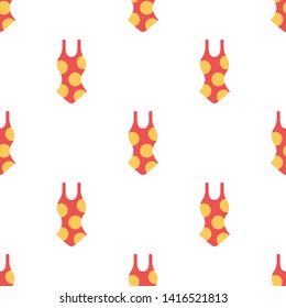 Seamless swimming suit pattern background.