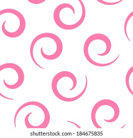 Seamless swirl background, vector illustration