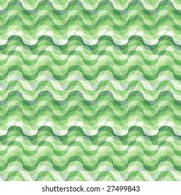 Seamless swirl green tile pattern