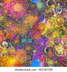 Seamless swirl pattern