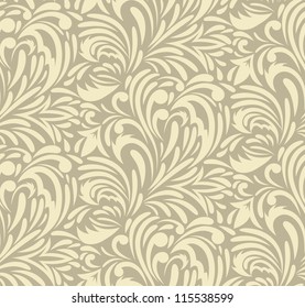 Seamless swirl pattern. Abstract luxury illustration