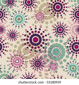 Seamless swirl pattern background in vector