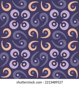 Seamless swirl pattern for prints, textile, web, advertising and any design projects. Simple and elegant traditional ornament will decorate any surface or thing and make it attractive. 