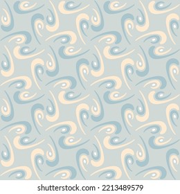 Seamless swirl pattern for prints, textile, web, advertising and any design projects. Simple and elegant traditional ornament will decorate any surface or thing and make it attractive. 