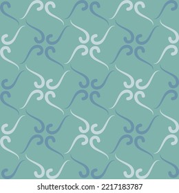 Seamless swirl pattern for prints, textile, web, advertising and any design projects. Simple and elegant traditional ornament will decorate any surface or thing and make it attractive. 