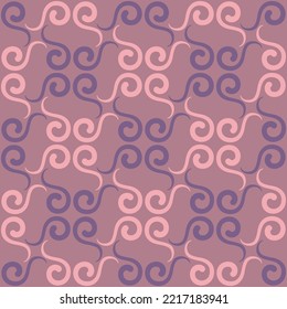 Seamless swirl pattern for prints, textile, web, advertising and any design projects. Simple and elegant traditional ornament will decorate any surface or thing and make it attractive. 