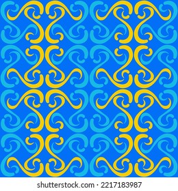 Seamless swirl pattern for prints, textile, web, advertising and any design projects. Simple and elegant traditional ornament will decorate any surface or thing and make it attractive. 