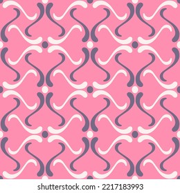 Seamless swirl pattern for prints, textile, web, advertising and any design projects. Simple and elegant traditional ornament will decorate any surface or thing and make it attractive. 