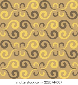 Seamless swirl pattern for prints, textile, web, advertising and any design projects. Simple and elegant traditional ornament will decorate any surface or thing and make it attractive. 