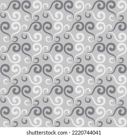 Seamless swirl pattern for prints, textile, web, advertising and any design projects. Simple and elegant traditional ornament will decorate any surface or thing and make it attractive. 