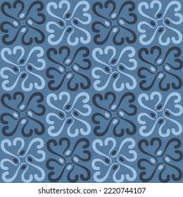 Seamless swirl pattern for prints, textile, web, advertising and any design projects. Simple and elegant traditional ornament will decorate any surface or thing and make it attractive. 