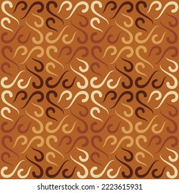 Seamless swirl pattern for prints, textile, web, advertising and any design projects. Simple and elegant traditional ornament will decorate any surface or thing and make it attractive. 