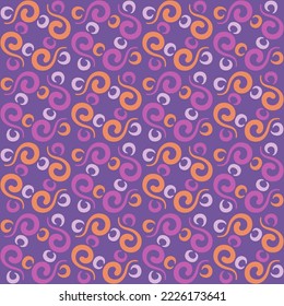 Seamless swirl pattern for prints, textile, web, advertising and any design projects. Simple and elegant traditional ornament will decorate any surface or thing and make it attractive. 