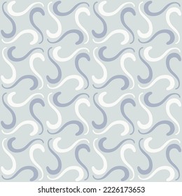 Seamless swirl pattern for prints, textile, web, advertising and any design projects. Simple and elegant traditional ornament will decorate any surface or thing and make it attractive. 