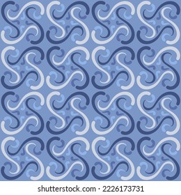 Seamless swirl pattern for prints, textile, web, advertising and any design projects. Simple and elegant traditional ornament will decorate any surface or thing and make it attractive. 