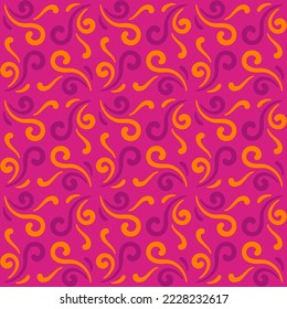 Seamless swirl pattern for prints, textile, web, advertising and any design projects. Simple and elegant traditional ornament will decorate any surface or thing and make it attractive. 