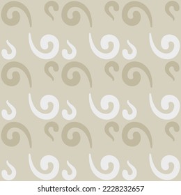 Patrón giratorio sin problemas para impresiones, textiles, web, publicidad y cualquier proyecto de diseño. El ornamento tradicional sencillo y elegante decorará cualquier superficie o cosa y lo hará atractivo. 