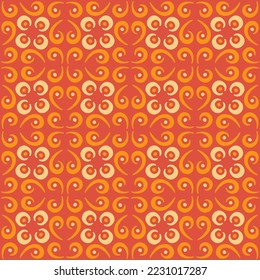 Seamless swirl pattern for prints, textile, web, advertising and any design projects. Simple and elegant traditional ornament will decorate any surface or thing and make it attractive. 