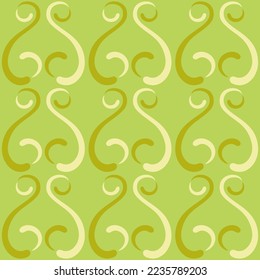 Seamless swirl pattern for prints, textile, web, advertising and any design projects. Simple and elegant traditional ornament will decorate any surface or thing and make it attractive. 