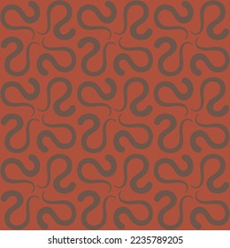 Nahtloses wirbelmuster für Drucke, Textilien, Web, Werbung und alle Design-Projekte. Einfache und elegante traditionelle Verzierungen verzieren jede Fläche oder jedes Ding und machen es attraktiv. 